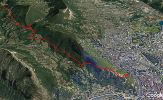 aperçu trajet rando-trail Chartreuse