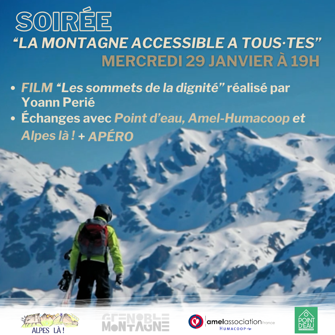 Soirée Film/Rencontres “La montagne hivernale accessible à tous⸱tes”- 29/01